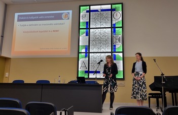Stirling Anna Krisztina és Szörényi Sára  előadása a MIDK2024 konferencián